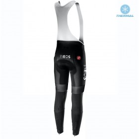 Cykeltrøje Langærmet + Bib Cykelbukser 2019 TEAM INEOS Viter Thermal Fleece N001